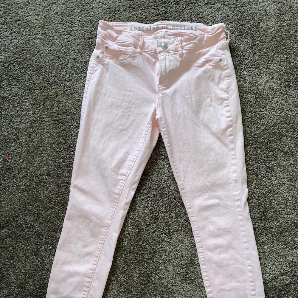 Light Pink Skinny Jeans